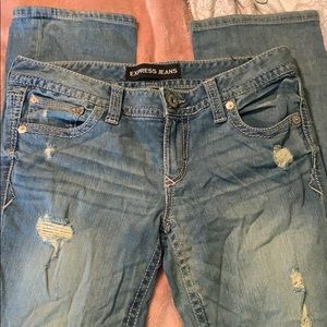 Express Jeans Stella Lowrise Barely Boot